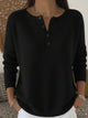 Helena™ | Suéter de Punto con Botones Henley
