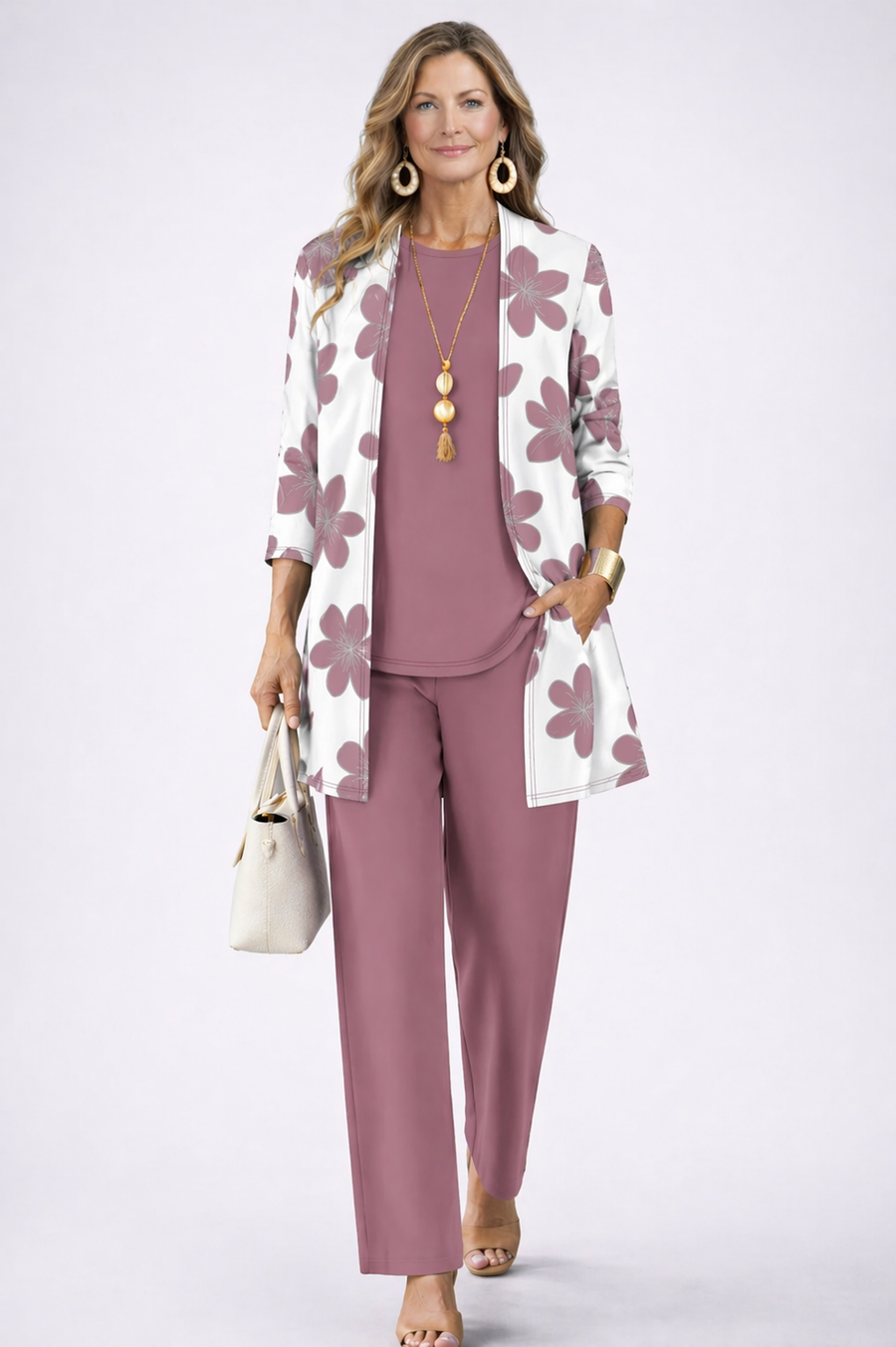 Conjunto de Tres Piezas · Rosado 4