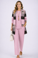 Conjunto de Tres Piezas · Rosa