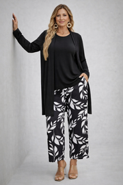 Conjunto de Tres Piezas · Blanco y Negro