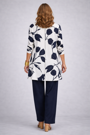 Conjunto de Tres Piezas · Azul y Blanco