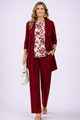 Conjunto de Tres Piezas · Rojo Intenso