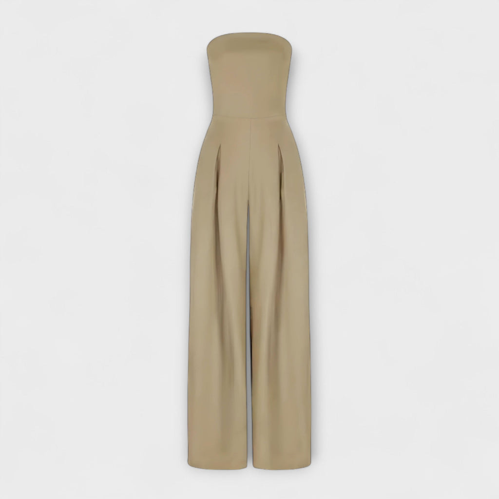 Toluca™ Jumpsuit Strapless Elegante – Ajuste Favorecedor