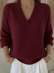 Violeta™ | Suéter Holgado con Cuello en V