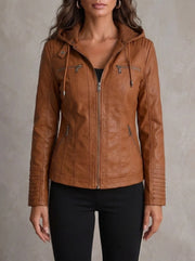 ASUNCIÓN - CHAQUETA DE PIEL RESISTENTE Y ELEGANTE
