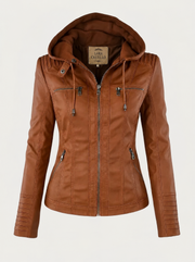 ASUNCIÓN - CHAQUETA DE PIEL RESISTENTE Y ELEGANTE