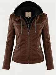 ASUNCIÓN - CHAQUETA DE PIEL RESISTENTE Y ELEGANTE