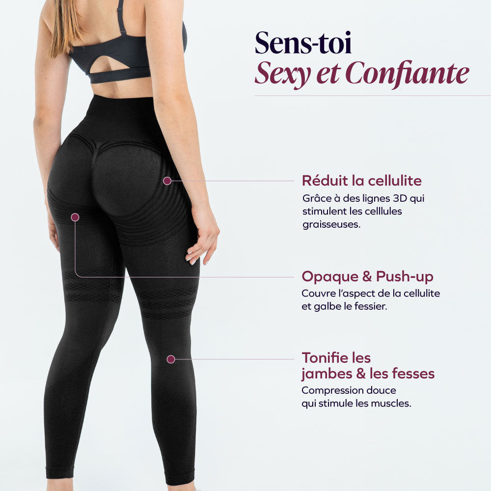 Tuxtla™ Leggings 3D Anticelulíticos con Compresión Suave