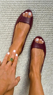 Crescencia | Sandalias Doradas Chic y Cómodas