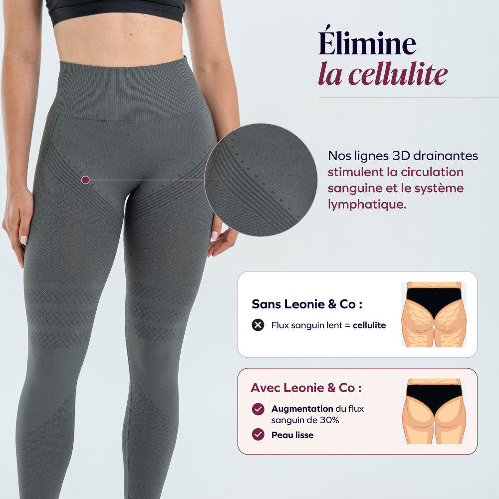 Tlaquepaque™ Leggings 3D Anticelulíticos con Compresión Suave