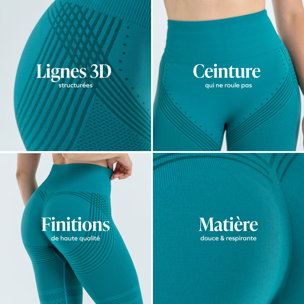 Valladolid™ Leggings 3D Drenantes Anticelulíticos con Compresión Suave