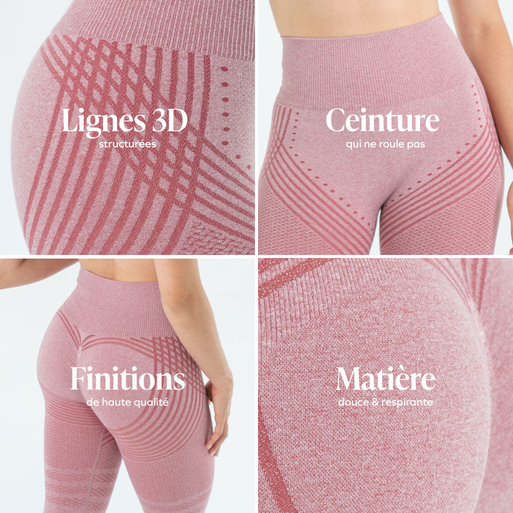 Papantla™ Leggings 3D Drenantes Anticelulíticos – Tela de Compresión