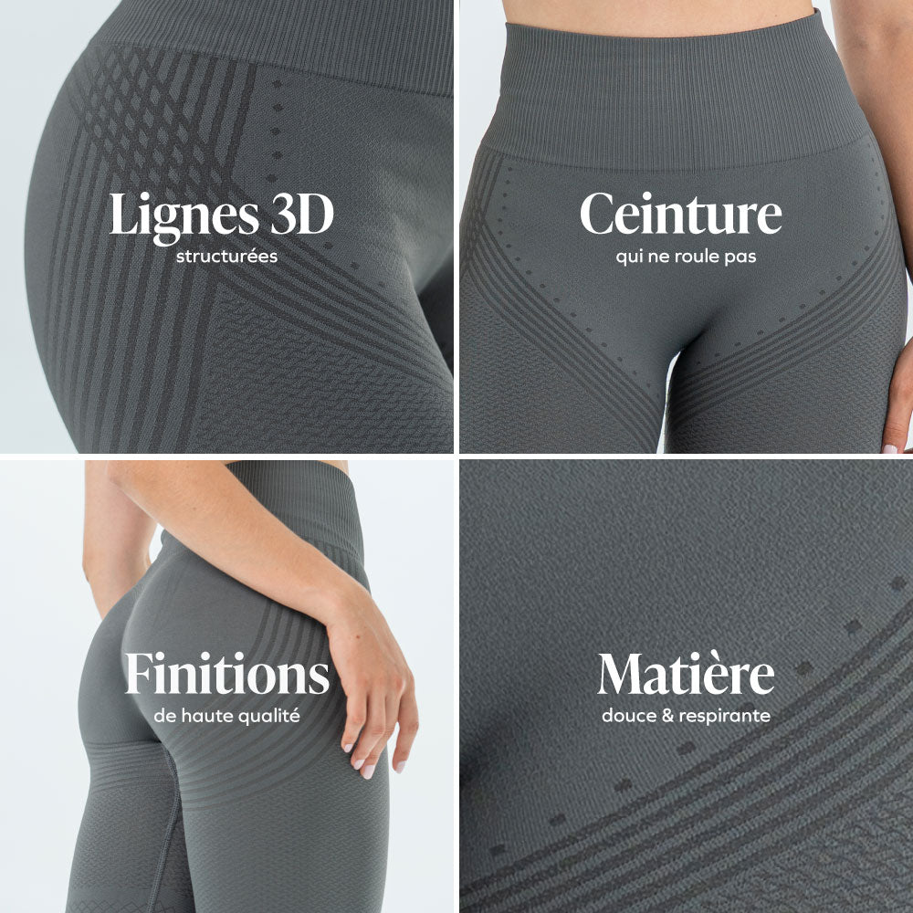 Tlaquepaque™ Leggings 3D Anticelulíticos con Compresión Suave