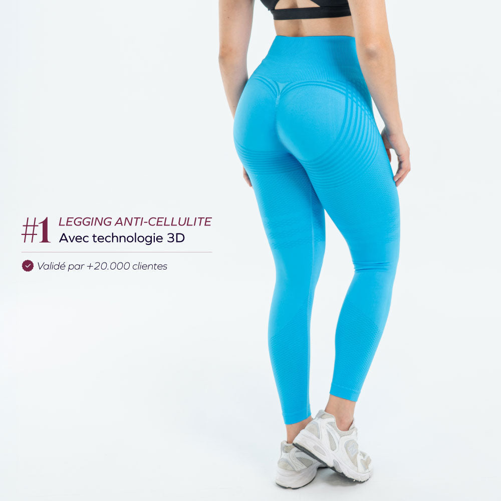 Tehuacán™ Leggings 3D Drenantes Anticelulíticos con Compresión Suave