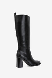 Louisa Botas de tacón grueso marrón
