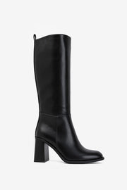 Louisa Botas de tacón grueso marrón