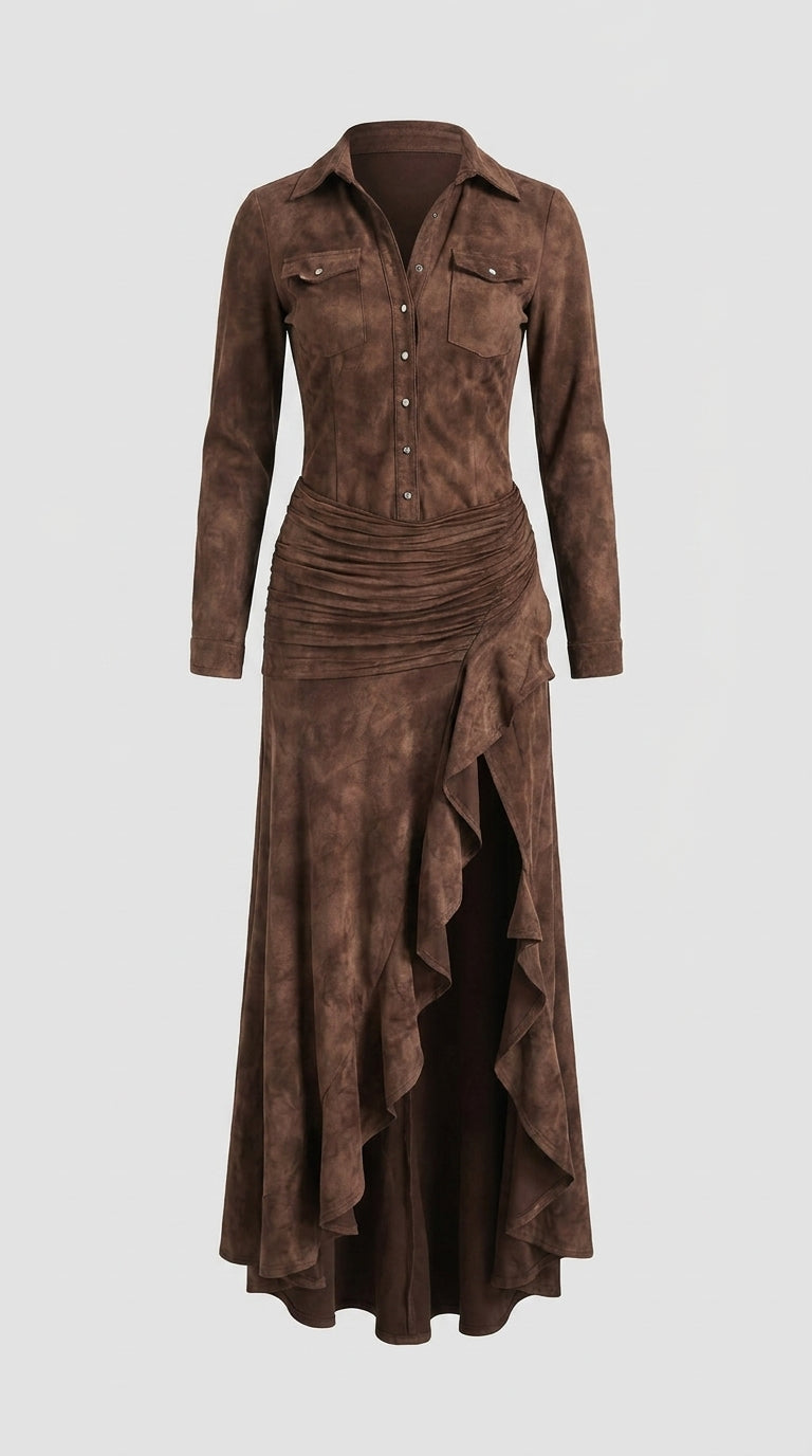 Altagracia™ Vestido Largo Elegante, Estilo Romántico