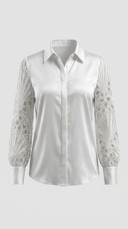 Chetumal™ Blusa para Mujer con Cuello Elegante y Corte Fluido