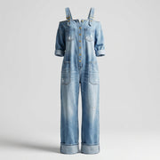 Milena™ Jumpsuit de Pierna Ancha con Bolsillos