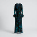 Aurelia™ Vestido Maxi Floral, Cuello en V