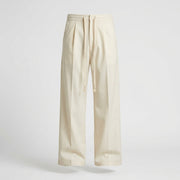Tepotzotlán™ Pantalón Jogger Elegante Oversize Blanco para Hombre