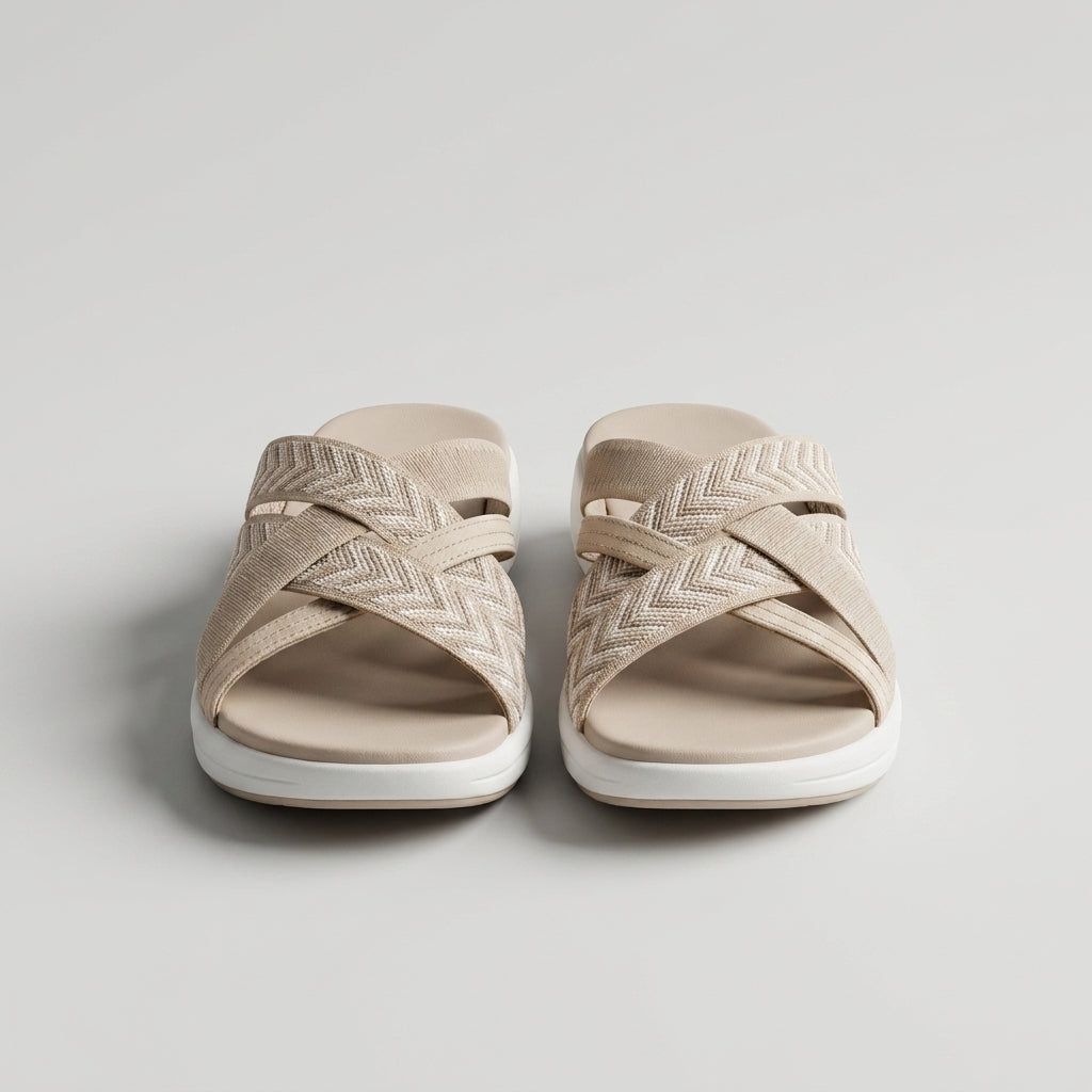 Chiapaneca™ Sandalia Ortopédica de Piel para Mujer – Comodidad Diaria
