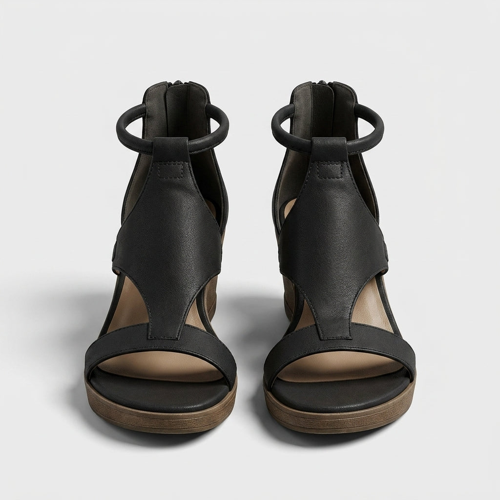 Metztli™ Sandalias Ortopédicas de Piel para Mujer – Máxima Comodidad