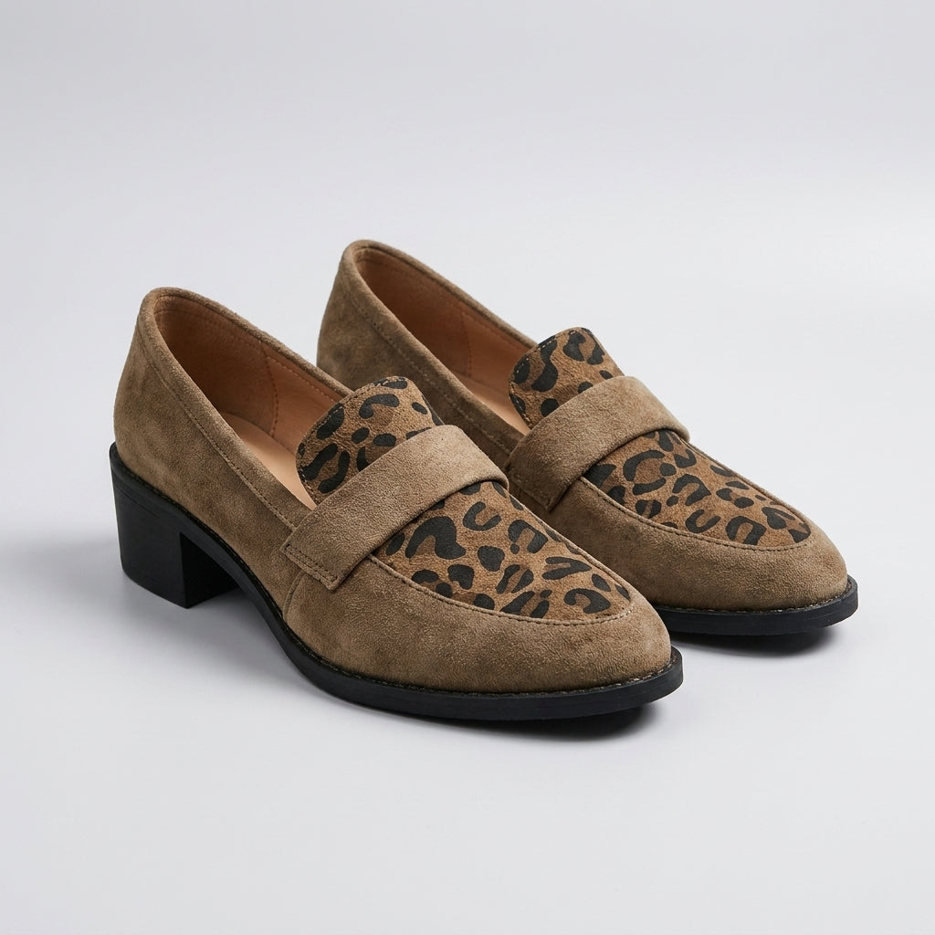 Yamileth™ Zapatos con Estampado de Leopardo para Mujer – Elegantes y Cómodos