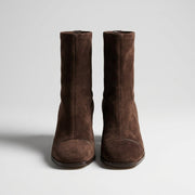 Prudencia™ Botas de Gamuza con Tacón Bajo – Comodidad Diaria