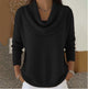 Julia™ | Suéter con Cuello Drapeado