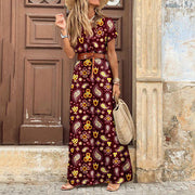 Aguascalientes™ Vestido Maxi Bohemio Elegante en Viscosa Ligera