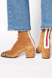 Prudencia™ Botas de Gamuza con Tacón Bajo – Comodidad Diaria