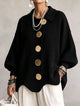 Victoria™ | Cárdigan Oversize con Botones Dorados Grandes