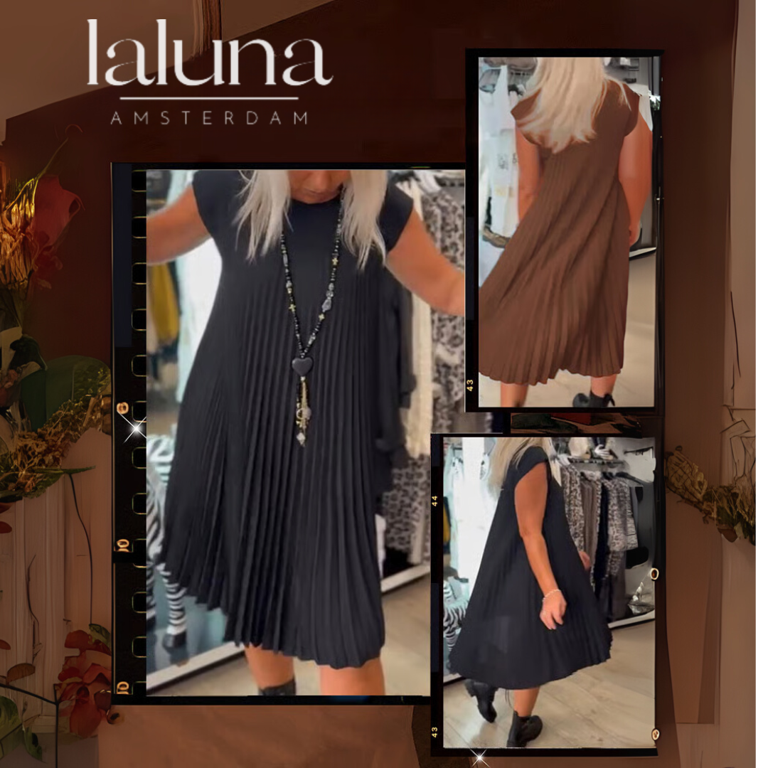 Patricia™ Vestido Largo de Verano Casual Plisado para Mujer