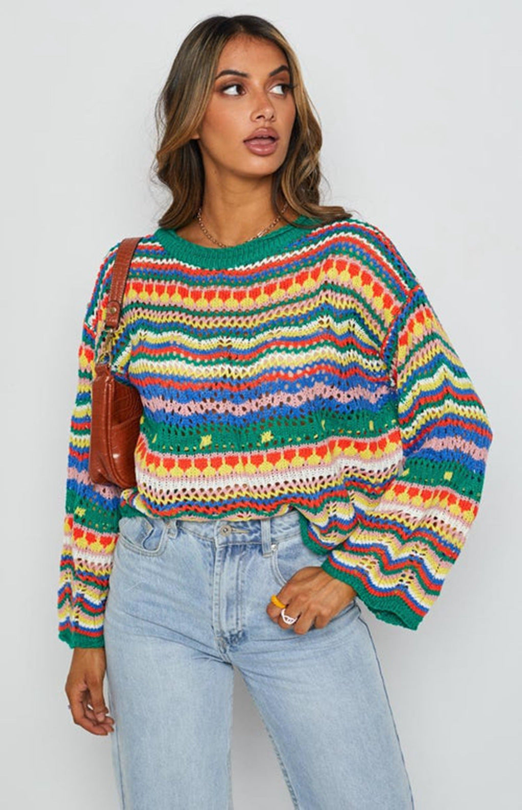 Zapopan™ Suéter Colorido de Punto Suave – Estilo y Comodidad