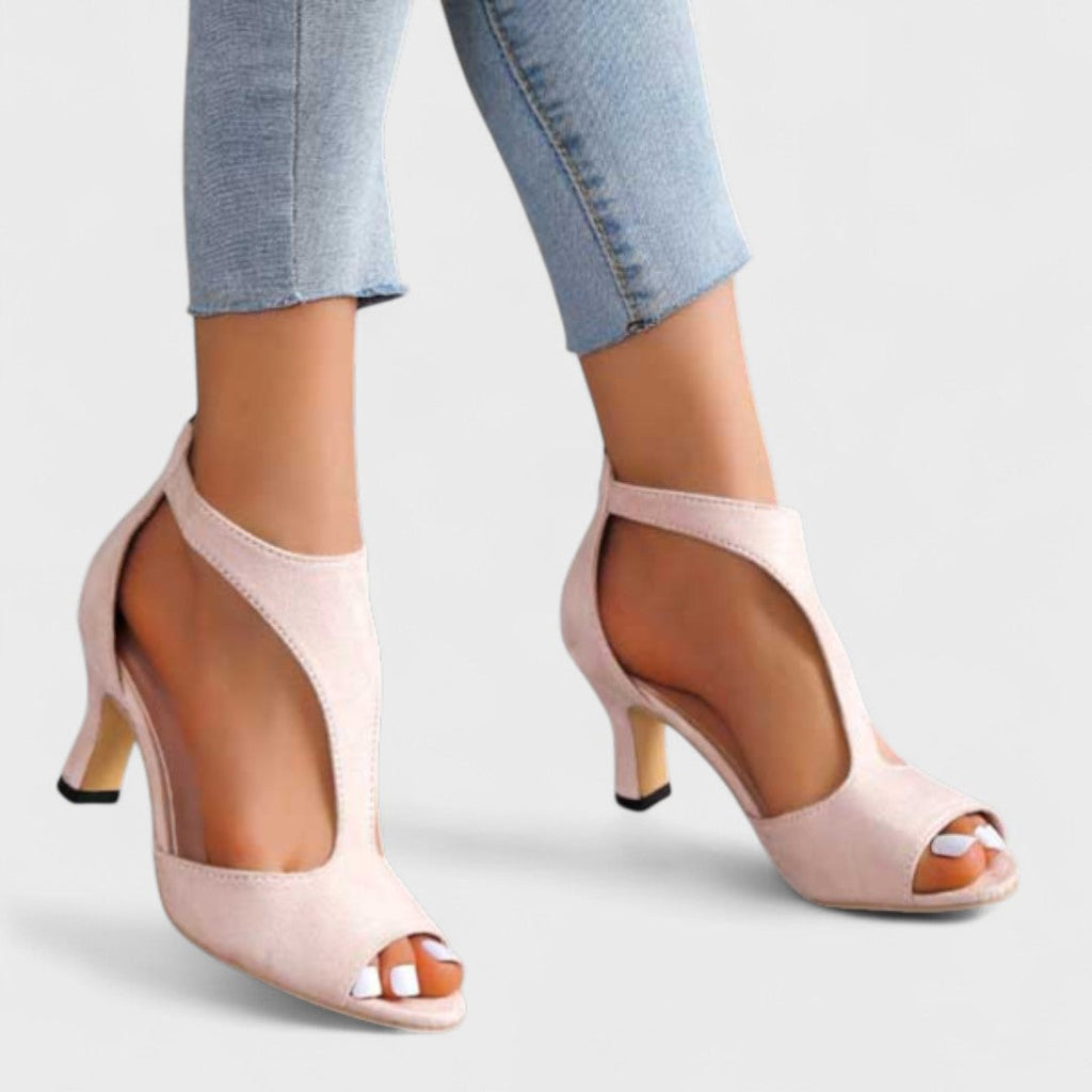 Refugina™ Sandalia Ortopédica con Tacón – Alivio del Dolor
