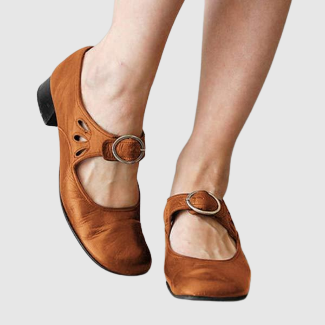 Casandra™ Zapatos Mary Jane de Piel