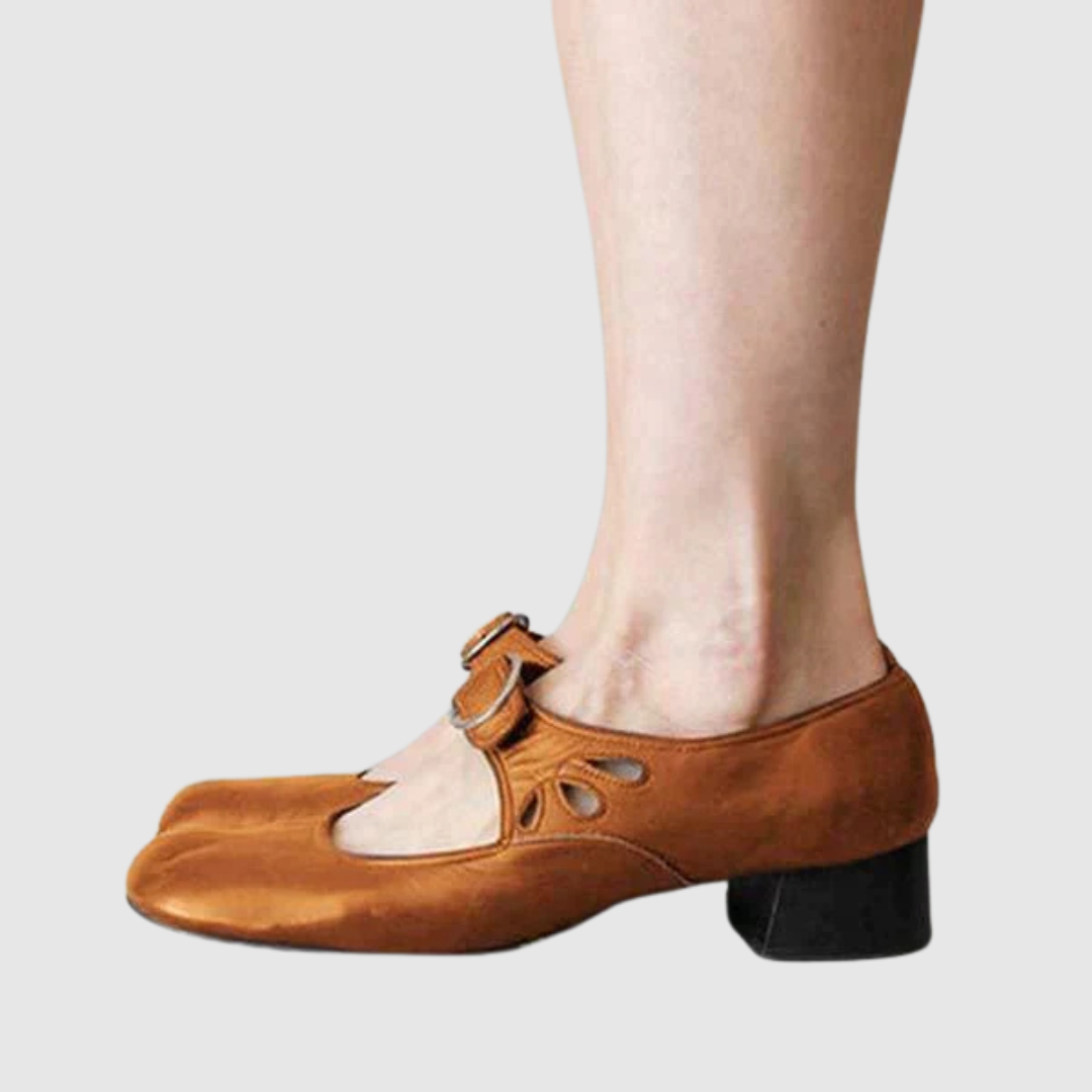 Casandra™ Zapatos Mary Jane de Piel