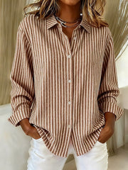 Jimena™ | Camisa de Rayas con Botones