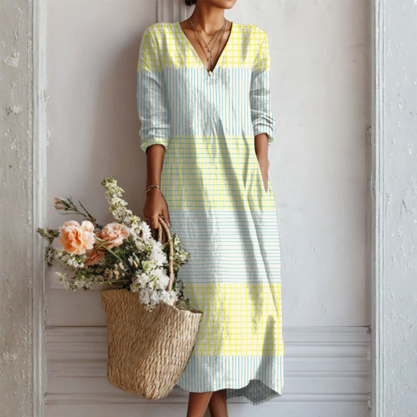 Berenice™ - Vestido de Lino Fresco