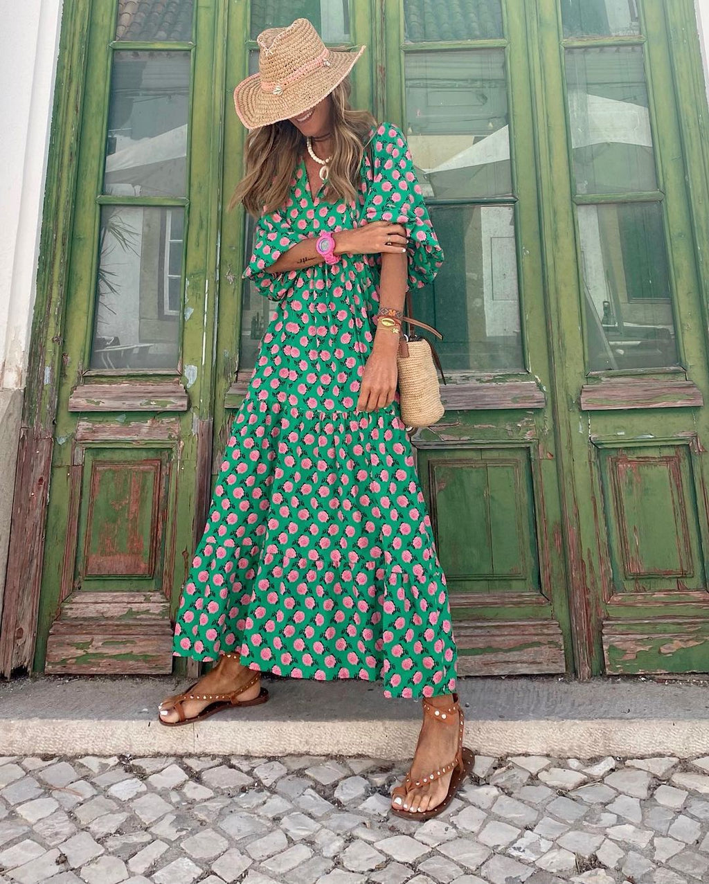 Mazatlán™ Vestido Boho Elegante para Mujer – Corte Fluido