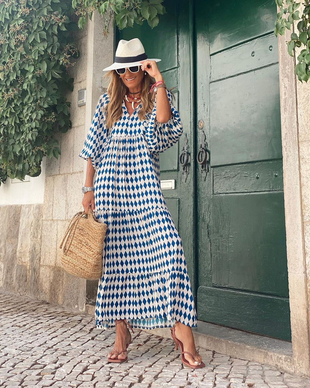 Mazatlán™ Vestido Boho Elegante para Mujer – Corte Fluido