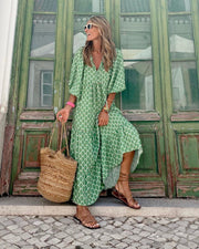 Mazatlán™ Vestido Boho Elegante para Mujer – Corte Fluido