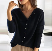 Claudia™ Cárdigan de Punto Suave para Mujer – Estilo Casual Chic