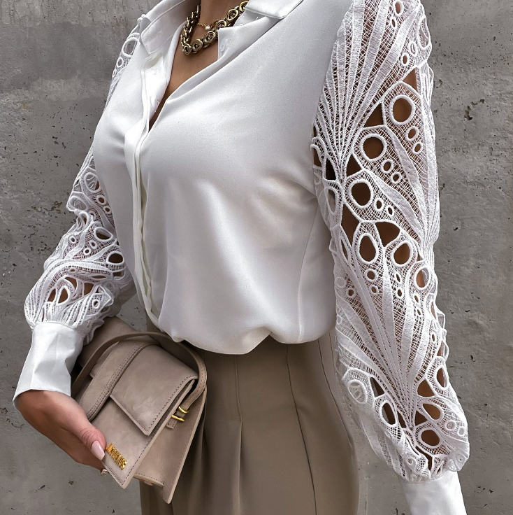 Chetumal™ Blusa para Mujer con Cuello Elegante y Corte Fluido