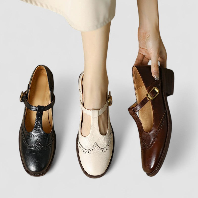 Bibiana™ Zapatos Ortopédicos Mary Jane con Correa en T