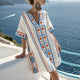 Yaquelin™ Vestido Largo de Playa Elegante con Escote en V