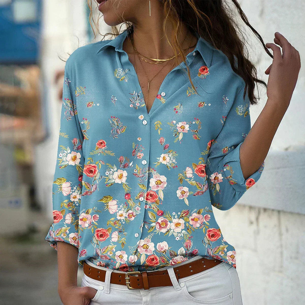 Blusa Estampada Elegante para Mujer – Corte Femenino