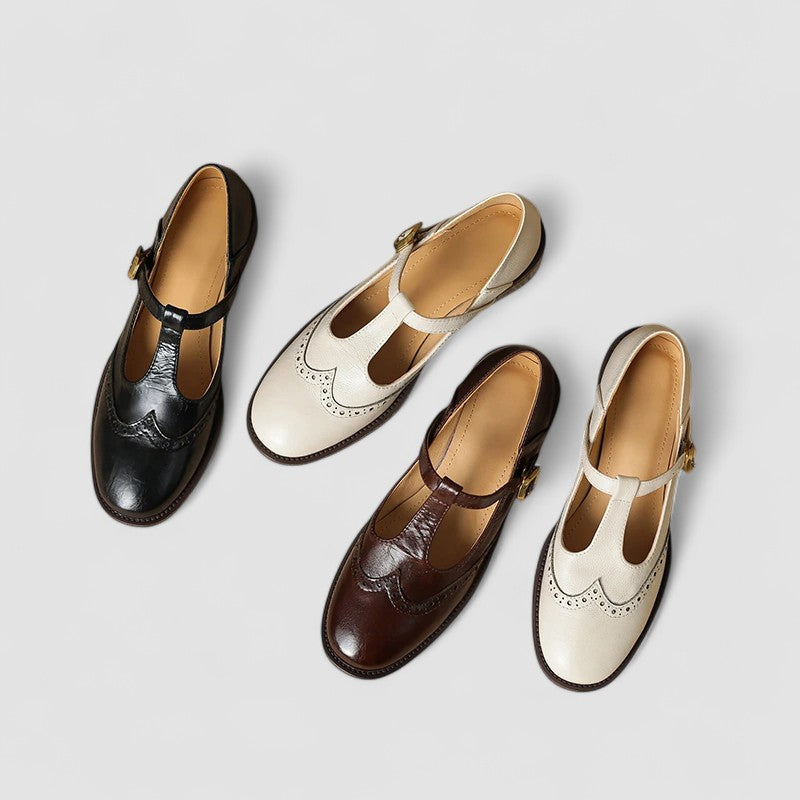 Bibiana™ Zapatos Ortopédicos Mary Jane con Correa en T