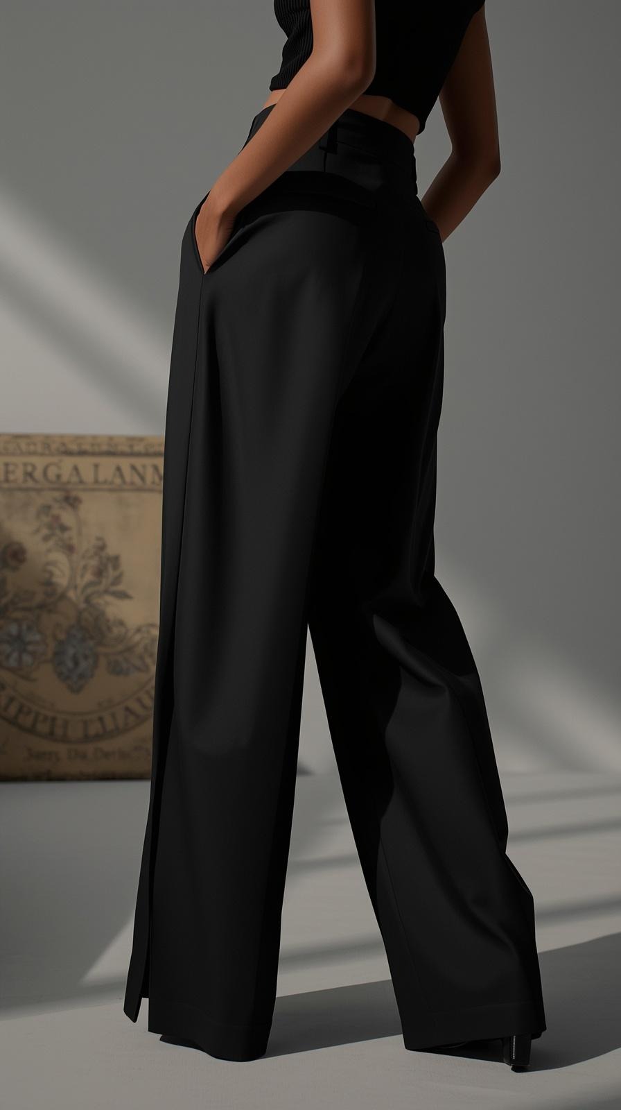 Adalí™ Pantalón Moldeador de Talle Alto y Pierna Ancha para Mujer
